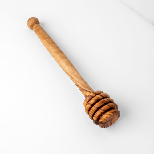Handgefertigter Olivenholz-Honiglöffel